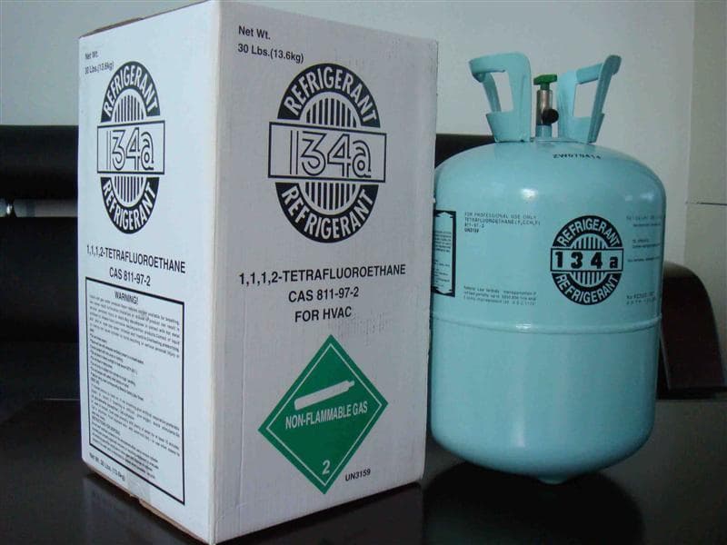 99-9- purity refrigerant gas r134a for sale